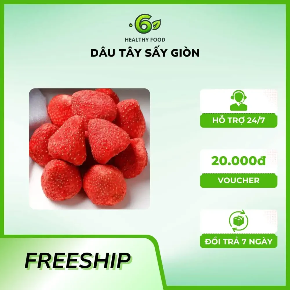 dâu tây sấy giòn 3)