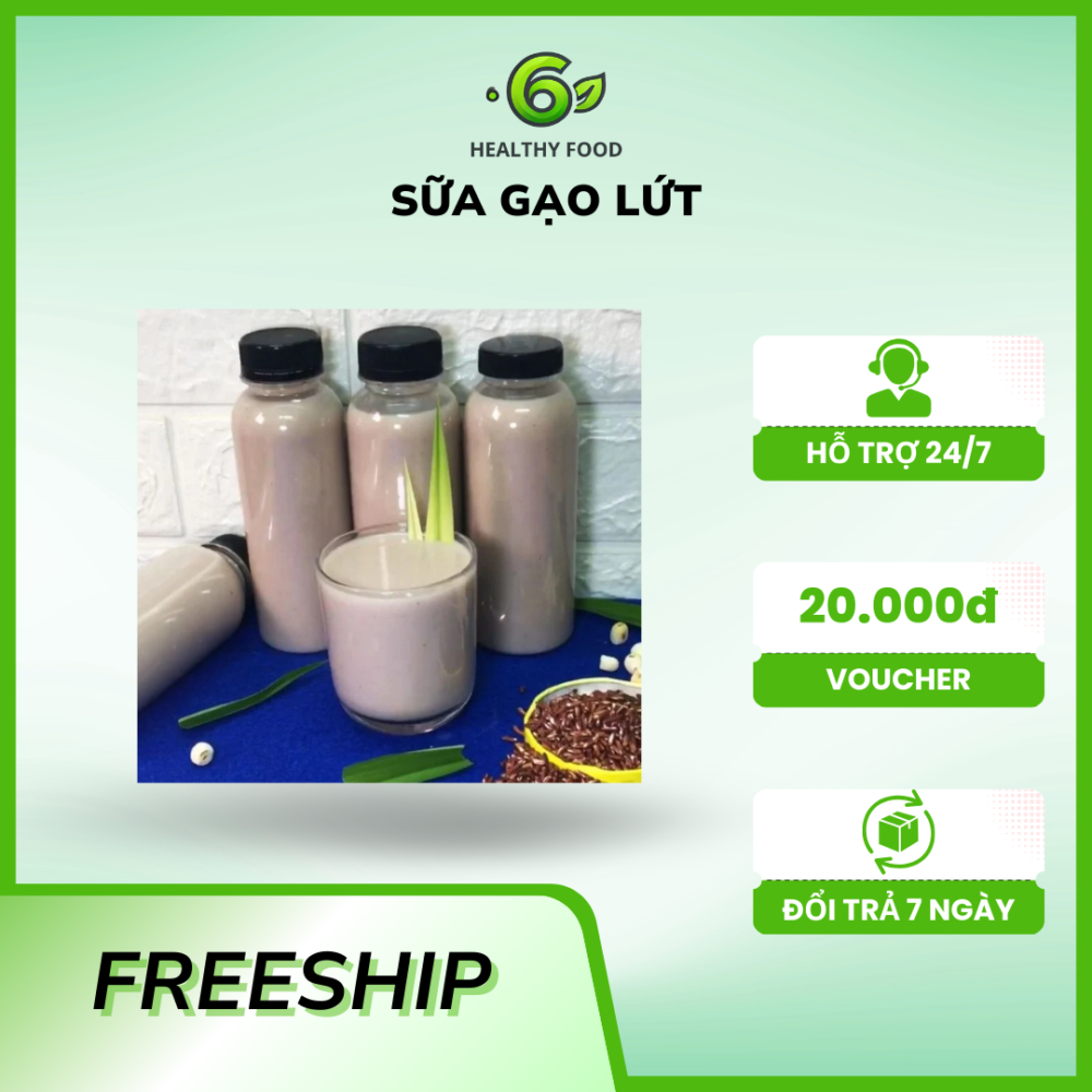 Sữa gạo lứt nguyên chất