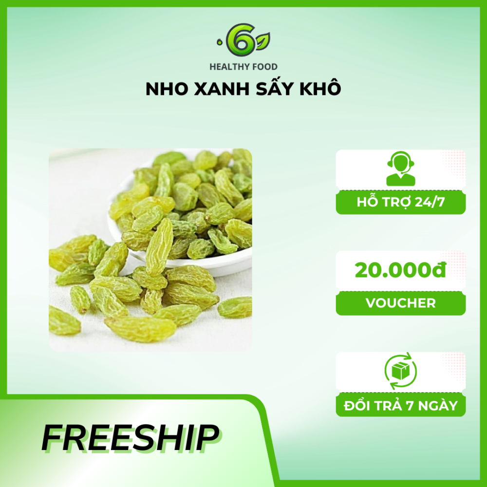 nho xanh sấy khô3