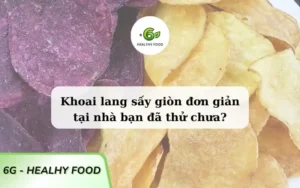 Cách làm khoai lang sấy giòn